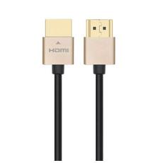 Кабель HDMI 2Е, v2.0 Gen2 Ultra Slim cable,gold ,1 м