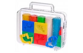 Пластилин классический Becks Plastilin 500г 5 цветов с аксессуарами кейс B100352 - Фото