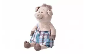 Мягкая игрушка Same Toy Свинка в комбинезоне 45 сантиметров (THT706) - Фото Мягкая игрушка Same Toy Свинка в комбинезоне 45 сантиметров (THT706) - Фото