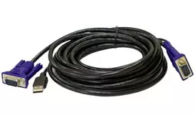 Комплект кабелей D-Link DKVM-CU5 для KVM-переключателей с USB, 4.5м - Фото