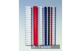 Пружины пластиковые 8 мм, белые (можно выбрать любой цвет) (100 шт.) (уп.) - Фото