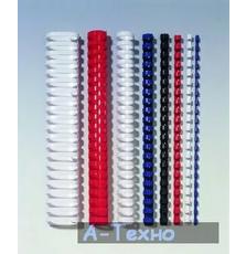 Пружины пластиковые 10 мм, белые (можно выбрать любой цвет) (100 шт.) (уп.) 43251