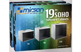 Шкаф MIRSAN SOHO 19 9U 535x400, RAL 7035 (MR.SOH09U40DE.02) - Фото