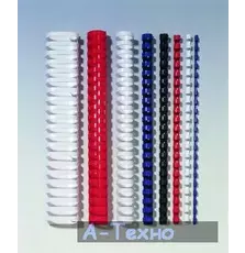 Пружины пластиковые 45 мм, белые (можно выбрать любой цвет) (50 шт) (уп.) 43851