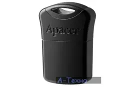 USB флеш накопитель Apacer 32GB AH116 Black USB 2.0 (AP32GAH116B-1) - Фото