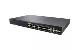 Коммутатор Cisco SB SF350-24P 24-port 10/100 POE Managed Switch (SF350-24P-K9-EU) - Фото