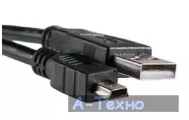 Дата кабель USB 2.0 AM to Mini 5P 0.5m PowerPlant (KD00AS1219) - Фото