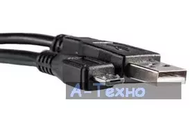 Дата кабель USB 2.0 AM to Micro 5P 0.1m PowerPlant (KD00AS1217) - Фото