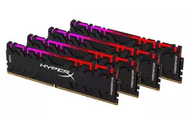 Память для ПК Kingston DDR4 3200 32GB (4x8GB) HyperX Predator RGB (HX432C16PB3AK4/32) - Фото
