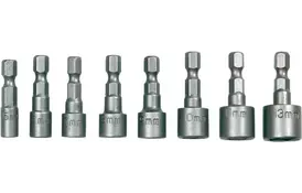 Набор бит Topex 1/4, 8 шт (39D387) - Фото