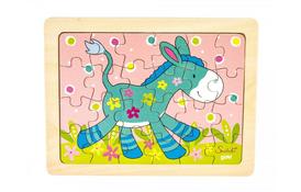 Деревянный пазл goki Ослик Susibelle (57506-3) - Фото