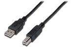 Кабель для принтера USB (AM/BM) ASSMANN 3m, black