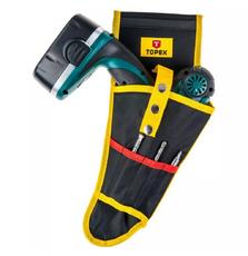Сумка для инструмента Topex кобура для дриля, 4 гнiзда для свердл (79R416)