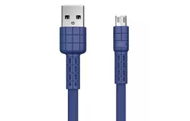Кабель Remax Armor Series MicroUSB Data/Charge 1m Blue - Фото