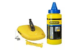 Шнур разметочный Stanley 30 м, уровень и пудра 113 г - Фото
