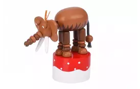 Игрушка goki нажми и тряси Слон (53948G-3) - Фото