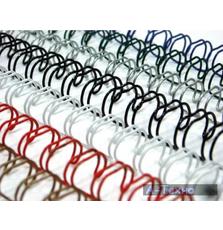 Пружина металлическая, формат А4, диаметр 12.7 мм, белые (возможен любой цвет) (100 шт.) (уп.)