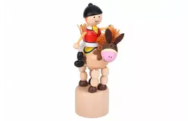 Игрушка goki нажми и тряси Скакун (53932G-2) - Фото