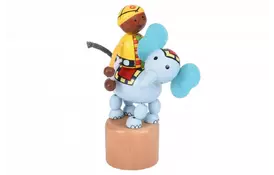 Игрушка goki нажми и тряси Слоник (53932G-4) - Фото