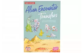 Переводные наклейки Scribble Down Встреча с пришельцами (SD/06) - Фото