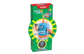 Масса для лепки Paulinda Robot голубой, заводной механизм, шагает (PL-081178-6) - Фото