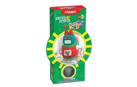 Масса для лепки Paulinda Robot красный, заводной механизм, шагает (PL-081178-1) - Фото