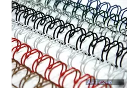 Пружина металева, формат А4, діаметр 11.1 мм, білі (можливий будь-який колір) (100 шт.) (уп.) - Фото