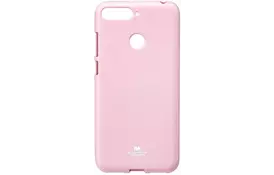 Чехол Goospery для Huawei Y6 2018 Jelly Case Pink - Фото