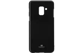 Чехол Goospery для Galaxy A8 2018 (A530) Jelly Case Black - Фото