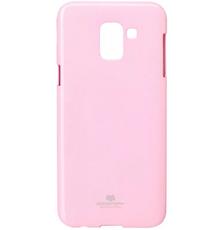 Чехол Goospery для Samsung Galaxy J6 (J600), Jelly Case, PINK (8809610546180) 