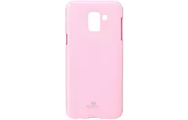 Чехол Goospery для Samsung Galaxy J6 (J600), Jelly Case, PINK (8809610546180)  - Фото