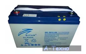 Батарея к ИБП Ritar GEL RITAR DG12-100, 12V-100Ah (DG12-100) - Фото