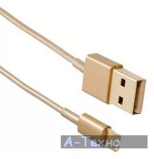 Дата кабель USB 2.0 – Lightning (Gold) 1.0м Drobak (215341)