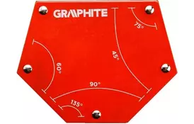 Магнитный сварочный угольник VERTO GRAPHITE 56H905 - Фото