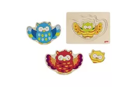 Пазл-вкладыш goki Сова (57687G) - Фото