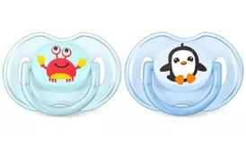 Пустышка AVENT Classic 0-6 мес. для мальчиков, 2 шт (SCF169/35) - Фото