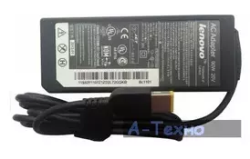 Блок питания к ноутбуку Lenovo 90W 20V 4.5А разъем прямоугольный (pin inside) (ADLX90NСT3A / ADLX90NLT3A) - Фото