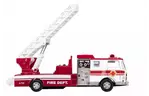 Машинка металическая goki Пожарная машина лесница белая (12115G-1)