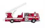Машинка металическая goki Пожарная машина лесница красная (12115G-2)