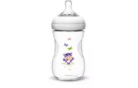 Бутылочка для кормления AVENT NATURAL Гиппопотам 260мл (SCF627/22) - Фото