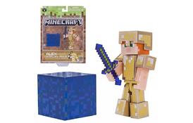 Игровая фигурка Jazwares Minecraft Алекс в золотой броне серия 4 (19970M) - Фото
