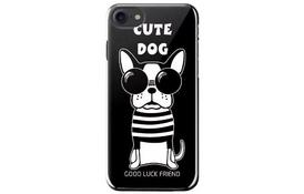 Чехол WK для Apple iPhone 7/8, WPC-087, Cute Dog Black (681920360728)  - Фото