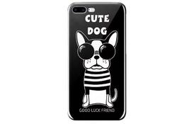 Чехол WK для Apple iPhone 7/8+, WPC-087, Cute Dog Black (681920360735)  - Фото