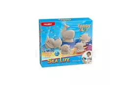 Песок для творчества Paulinda Sandy clay Морская жизнь 300 грамм, 5 единиц (PL-140016) - Фото