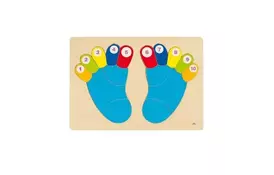 Пазл-вкладыш goki Ножки (57876G) - Фото