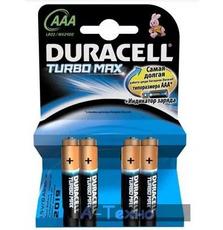 Батарейка Duracell AAA TURBO MAX LR03 * 4 (5000394069220 / 81549875)