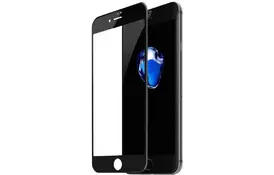 Защитное стекло Baseus для iPhone 7/8 0.23mm Full Cover, Black - Фото