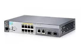 Коммутатор HP 2530-8G-PoE+ 8xGE+ 2xGE-T/SFP, L2, 67W PoE, L2, Warranty (J9774A) - Фото