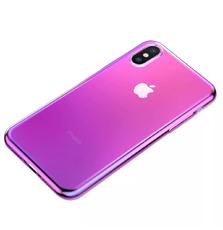 Чехол Baseus для iPhone XS/X Glow TR Pink