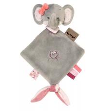 Мягкая игрушка Nattou маленькая Doodoo слоник Адель (424141)